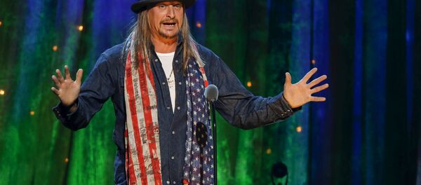Kid Rock inducts rock band Cheap Trick at the 31st annual Rock and Roll Hall of Fame Induction Ceremony at the Barclays Center in Brooklyn, New York, US on April 8, 2016. Kid Rock inducts rock band Cheap Trick at the 31st annual Rock and Roll Hall of Fame Induction Ceremony at the Barclays Center in Brooklyn, New York, US on April 8, 2016. - Sputnik International