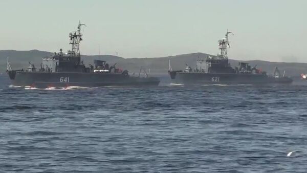 Navy Day Parade Rehearsals In Kola Bay - Sputnik International
