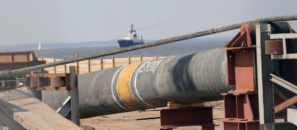 Pipes of the German-Russian Nordstream gas pipeline are seen at the Baltic Sea coast in Lubmin, northern Germany Pipes of the German-Russian Nordstream gas pipeline are seen at the Baltic Sea coast in Lubmin, northern Germany - Sputnik International