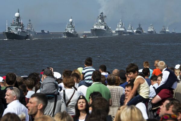 Here Come the Warships! Russia Celebrates 2017 Navy Day - Sputnik International