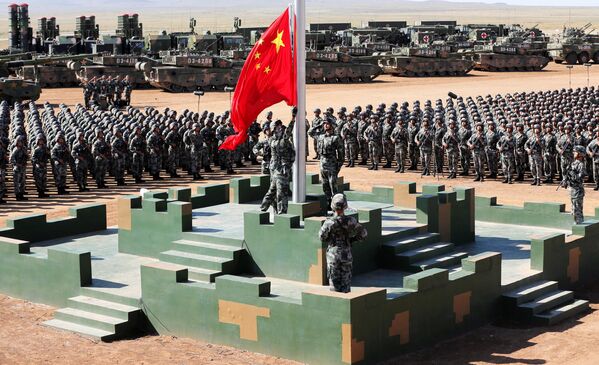 Chinese People's Liberation Army Parade Showcases 90 Years of Military Might - Sputnik International