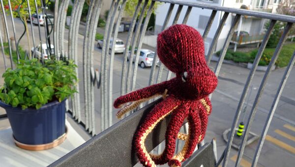 Knitted octopus - Sputnik International