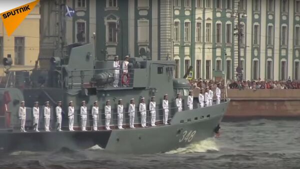 Russia's Navy Day Parade Held in St. Petersburg - Sputnik International