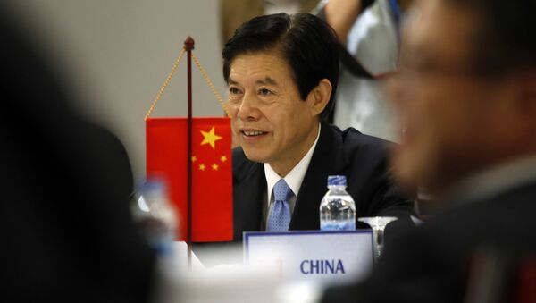 Chinese Trade Minister Zhong Shan (File) - Sputnik International