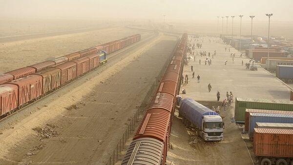 Railway terminal in Mazar-e-Sharif, Afghanistan - Sputnik International