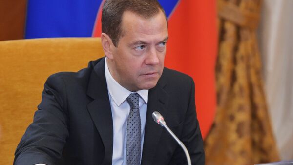 Prime Minister Dmitry Medvedev at Skolkovo Foundation Board of Trustees meeting - Sputnik International