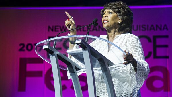 Congresswoman Maxine Waters seen at the ESSENCE Empowerment Experience at Ernest N. Morial Convention Center on Saturday, July 1, 2017, in New Orleans - Sputnik International