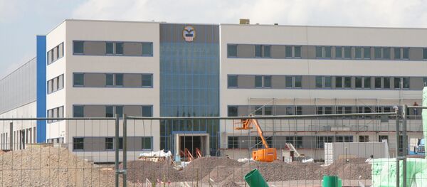 The warehouse for hazardous substances, located between the settlements of Lingenfeld and Germersheim in southwest Germany The warehouse for hazardous substances, located between the settlements of Lingenfeld and Germersheim in southwest Germany - Sputnik International