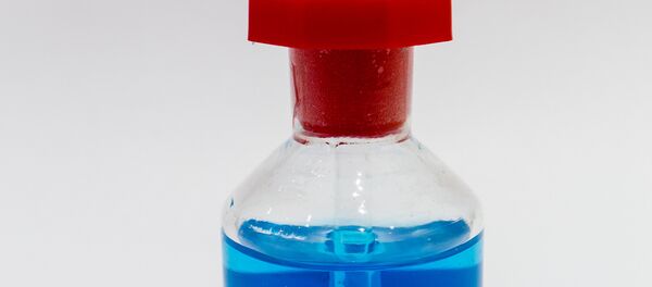 A glass bottle A glass bottle - Sputnik International