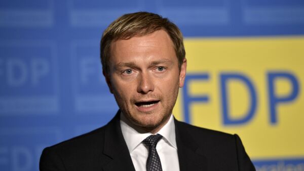 Christian Lindner of the Free Democratic party FDP  - Sputnik International