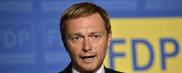 Christian Lindner of the Free Democratic party FDP Christian Lindner of the Free Democratic party FDP - Sputnik International
