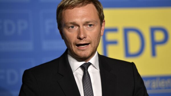 Christian Lindner of the Free Democratic party FDP - Sputnik International
