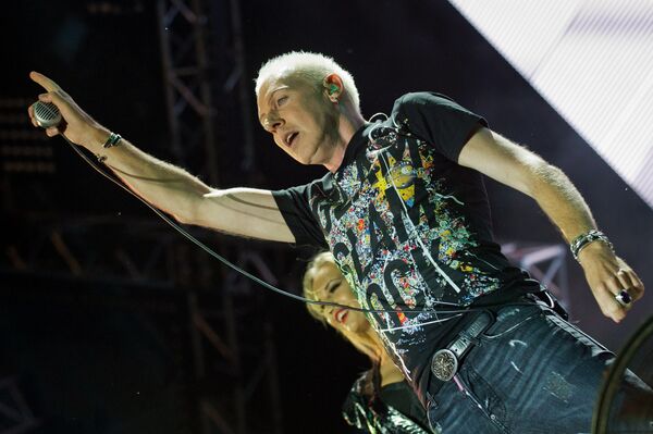 Scooter vocalist H.P. Baxxter at the #ZBFest 2017 music festival in Balaklava Scooter vocalist H.P. Baxxter at the #ZBFest 2017 music festival in Balaklava - Sputnik International