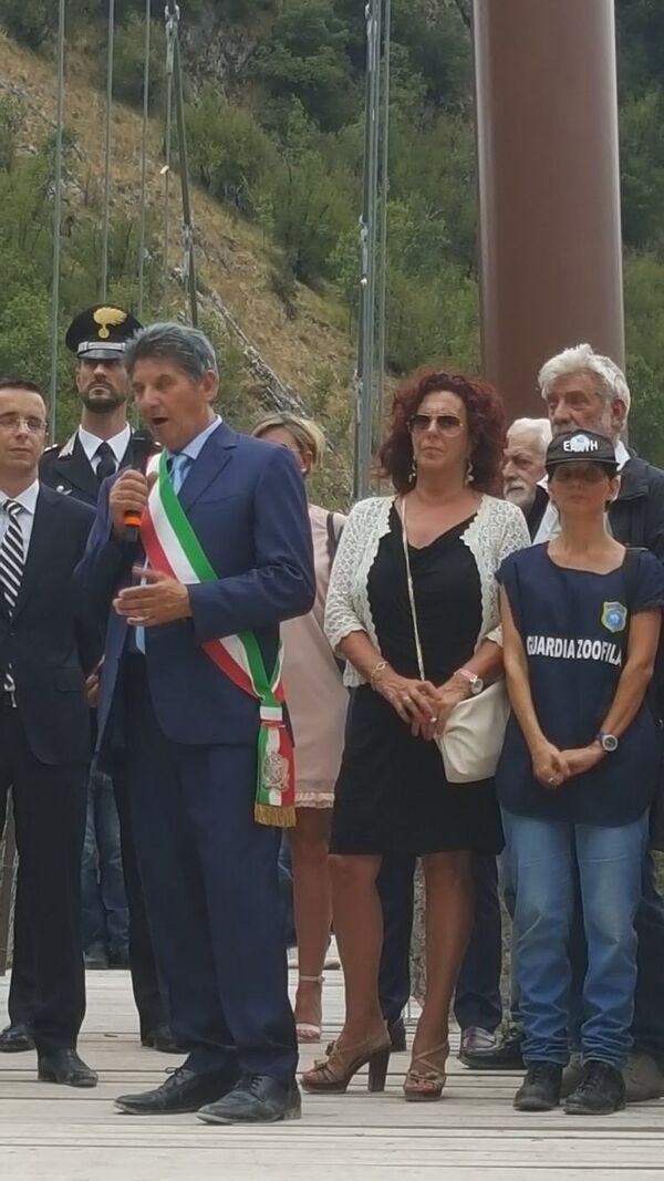 Opening ceremony of a monument dedicated to Alexander Prokhorenko in Italy - Sputnik International