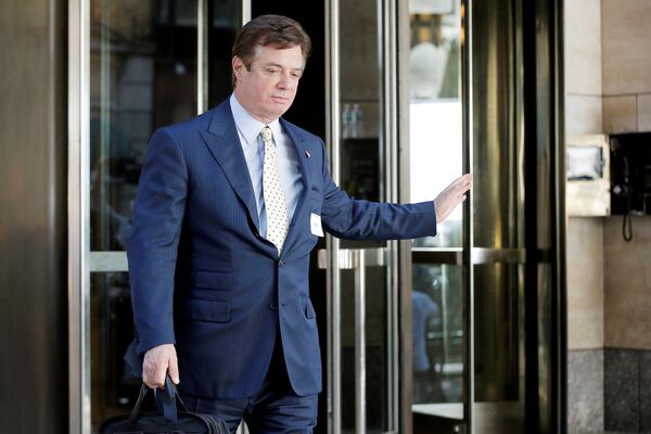 Paul Manafort, senior advisor to Republican U.S. presidential candidate Donald Trump, exits following a meeting of Donald Trump's national finance team at the Four Seasons Hotel in New York City, U.S. (File) Paul Manafort, senior advisor to Republican U.S. presidential candidate Donald Trump, exits following a meeting of Donald Trump's national finance team at the Four Seasons Hotel in New York City, U.S. (File) - Sputnik International