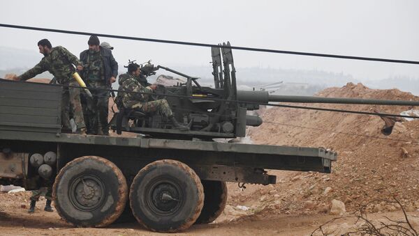 Syrian army troops. (File) - Sputnik International