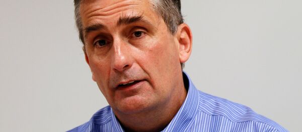 Intel Chief Operating Officer Brian Krzanich is seen during an interview with Reuters at Intel headquarters in Santa Clara, California March 13, 2012 - Sputnik International