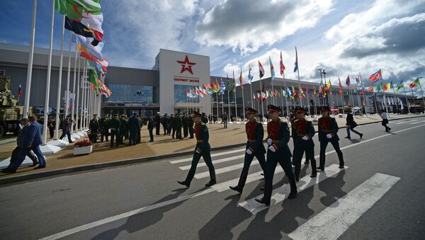 The Patriot Congress and Exhibition Center in the Military Patriotic Park of Culture and Recreation of the Russian Armed Forces, near Moscow during the international military-technical forum ARMY-2016 - Sputnik International