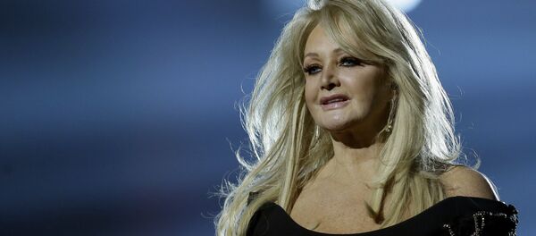 Bonnie Tyler of Britain performs her song Believe in Me during a rehearsal for the final of the Eurovision Song Contest Bonnie Tyler of Britain performs her song Believe in Me during a rehearsal for the final of the Eurovision Song Contest - Sputnik International