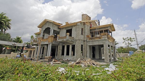 This Thursday, June 8, 2017, photo shows a new home under construction, in Miami Springs, Fla. - Sputnik International