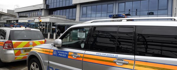 Police cars parked outside London City Airport (File) Police cars parked outside London City Airport (File) - Sputnik International