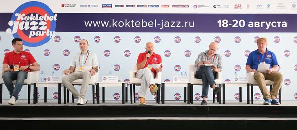 A news conference with Koktebel Jazz Party International Music Festival participants A news conference with Koktebel Jazz Party International Music Festival participants - Sputnik International