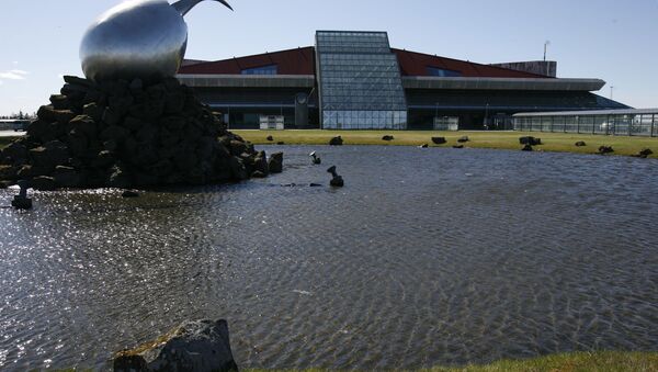 A general view of the exterior of Keflavik airport, Keflavik, Iceland  - Sputnik International