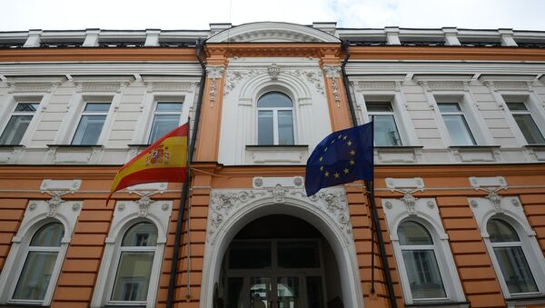 The Spanish Embassy building in Moscow. - Sputnik International