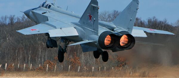 The Mikoyan MIG-31, a supersonic all-weather long-range interceptor jet - Sputnik International