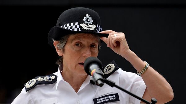 Metropolitan Police Commissioner Cressida Dick speaks during a service ahead of the start of the Police Unity Tour in central London - Sputnik International