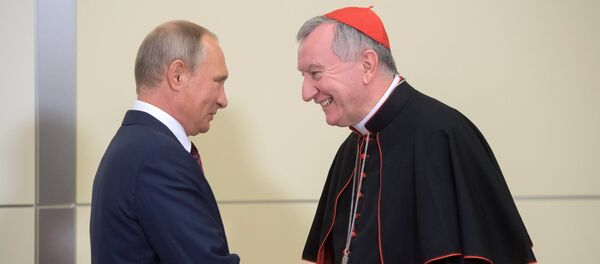 Russian President Vladimir Putin's meeting with Vatican Secretary of State Pietro Parolin - Sputnik International