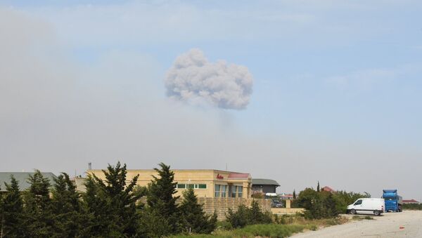 Arms Storage Blast in Azerbaijan's Khizi District - Sputnik International