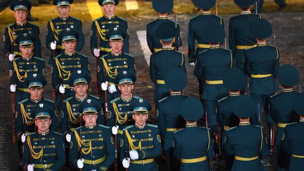 The solemn opening ceremony for the 10th Spasskaya Tower international military music festival in Moscow - Sputnik International