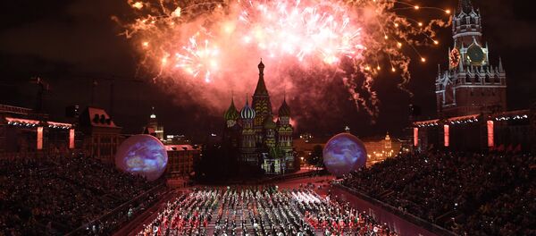 The solemn opening ceremony for the 10th Spasskaya Tower international military music festival in Moscow - Sputnik International