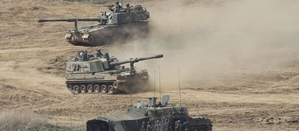 South Korean army K-9 self-propelled howitzers South Korean army K-9 self-propelled howitzers - Sputnik International