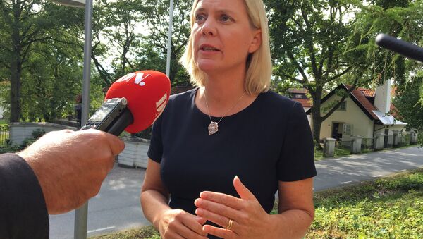 Swedish Finance Minister Magdalena Andersson - Sputnik International