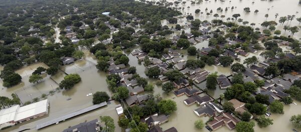 A neighborhood near Addicks Reservoir are flooded by rain from Tropical Storm Harvey Tuesday, Aug. 29, 2017, in Houston. A neighborhood near Addicks Reservoir are flooded by rain from Tropical Storm Harvey Tuesday, Aug. 29, 2017, in Houston. - Sputnik International