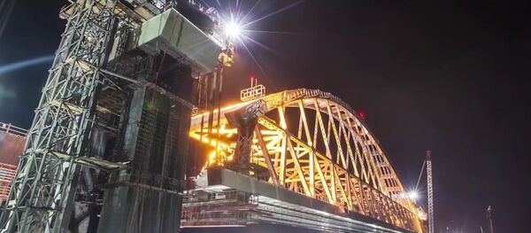 Railway Arch Of Kerch Bridge - Sputnik International