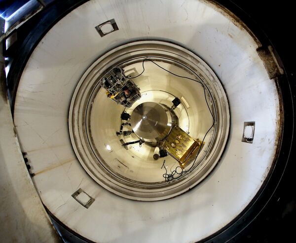 Inert Minuteman 3 missile is seen in a training launch tube at Minot Air Force Base, N.D. (File) Inert Minuteman 3 missile is seen in a training launch tube at Minot Air Force Base, N.D. (File) - Sputnik International