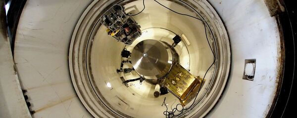 Inert Minuteman 3 missile is seen in a training launch tube at Minot Air Force Base, N.D. (File) Inert Minuteman 3 missile is seen in a training launch tube at Minot Air Force Base, N.D. (File) - Sputnik International