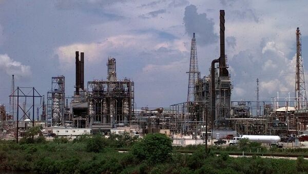 File Photo of Chemical Plant Near Houston, Texas - Sputnik International