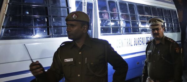 A Central Bureau of Investigation (CBI) vehicle carrying former chief of Indian air force, retired Air Marshal SP Tyagi comes after he along with other accused were produced in a Delhi court in New Delhi, India, Saturday, Dec. 10, 2016 A Central Bureau of Investigation (CBI) vehicle carrying former chief of Indian air force, retired Air Marshal SP Tyagi comes after he along with other accused were produced in a Delhi court in New Delhi, India, Saturday, Dec. 10, 2016 - Sputnik International