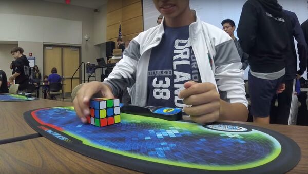 4.69 Rubik's Cube World Record | Patrick Ponce - Sputnik International