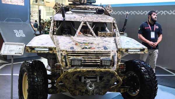 The Chaborz M-6 buggy on the stand of the Chechen Republic at the Army 2017 International Military-Technical Forum, Moscow Region - Sputnik International