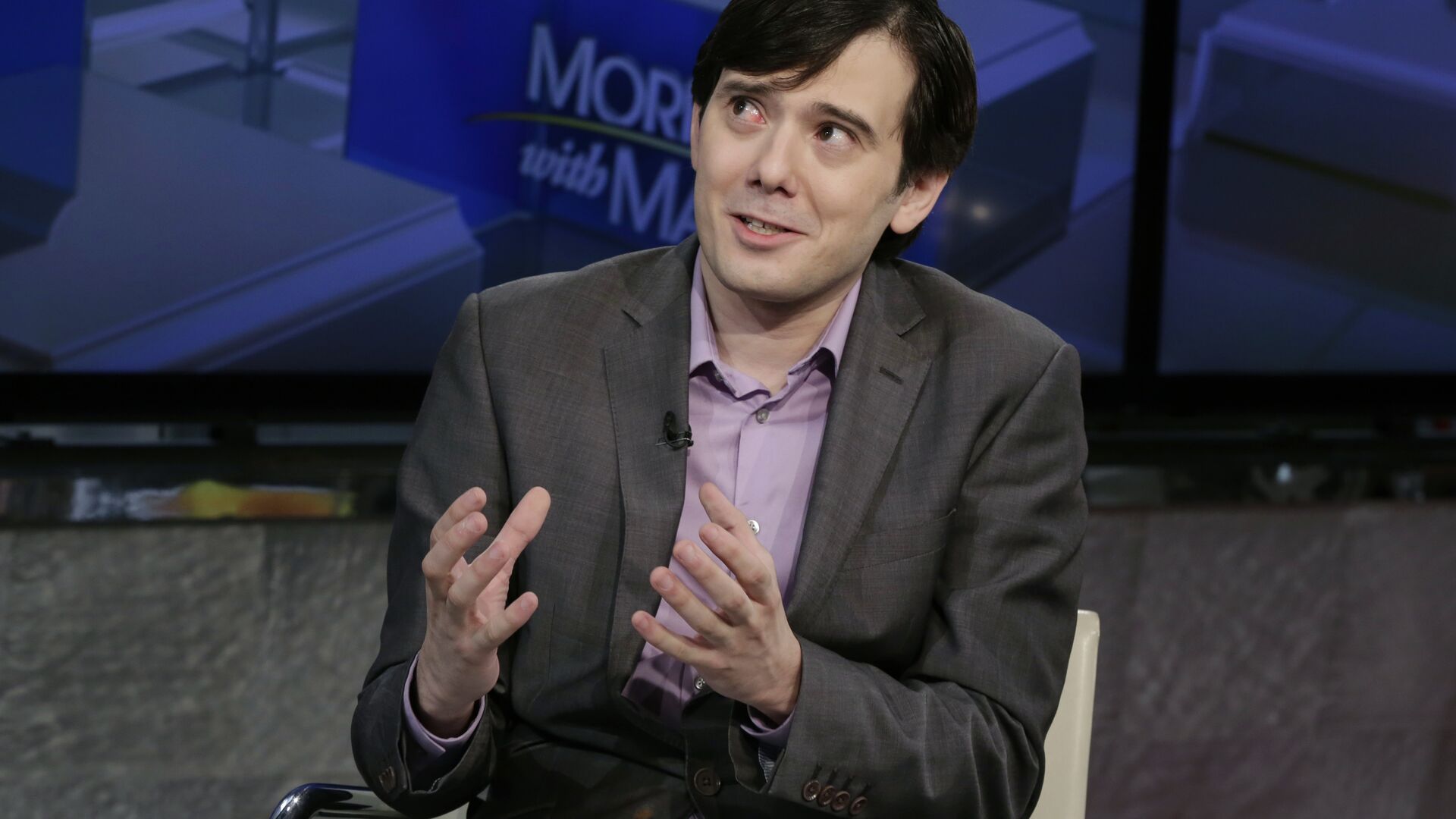 Former pharmaceutical CEO Martin Shkreli speaks during an interview by Maria Bartiromo during her Mornings with Maria Bartiromo program on the Fox Business Network, in New York, Tuesday, Aug. 15, 2017.  - Sputnik International, 1920, 14.01.2022
