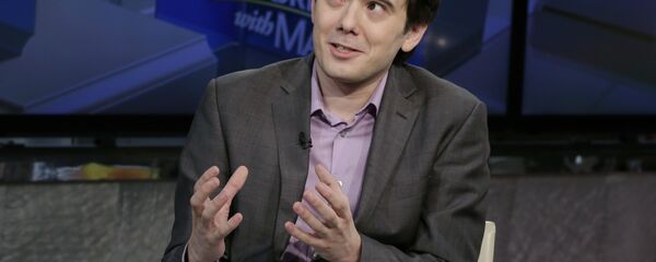 Former pharmaceutical CEO Martin Shkreli speaks during an interview by Maria Bartiromo during her Mornings with Maria Bartiromo program on the Fox Business Network, in New York, Tuesday, Aug. 15, 2017. Former pharmaceutical CEO Martin Shkreli speaks during an interview by Maria Bartiromo during her Mornings with Maria Bartiromo program on the Fox Business Network, in New York, Tuesday, Aug. 15, 2017. - Sputnik International