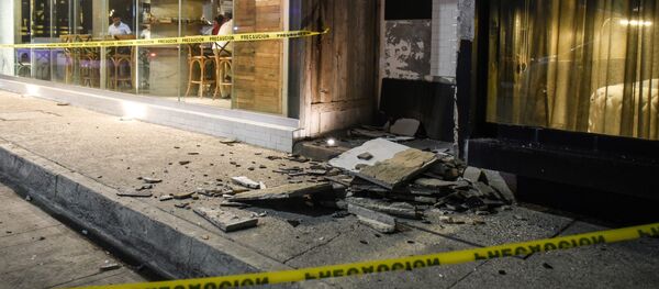 Damage caused an earthquake is seen in the Port of Veracruz on September 7, 2017 - Sputnik International