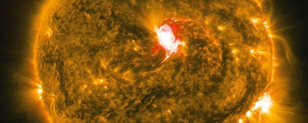 Flashes on the Sun. (File) Flashes on the Sun. (File) - Sputnik International