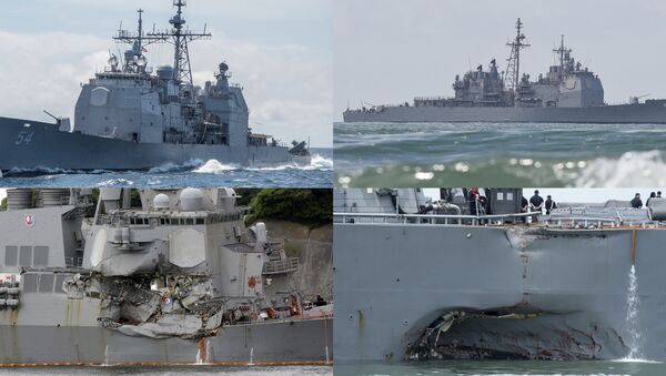 US Navy's Accidents in the Pacific Ocean - Sputnik International