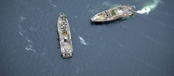 Two Swedish Navy fast-attack craft patrol in the Stockholm Archipelago, Sweden. (File) - Sputnik International